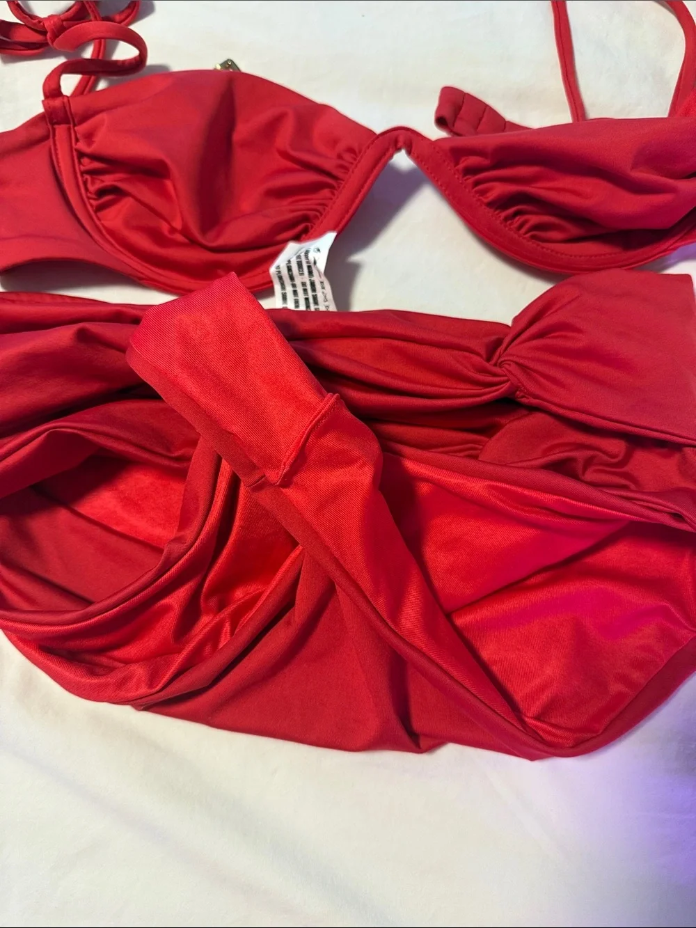 Agua Bendita vibrant scarlet